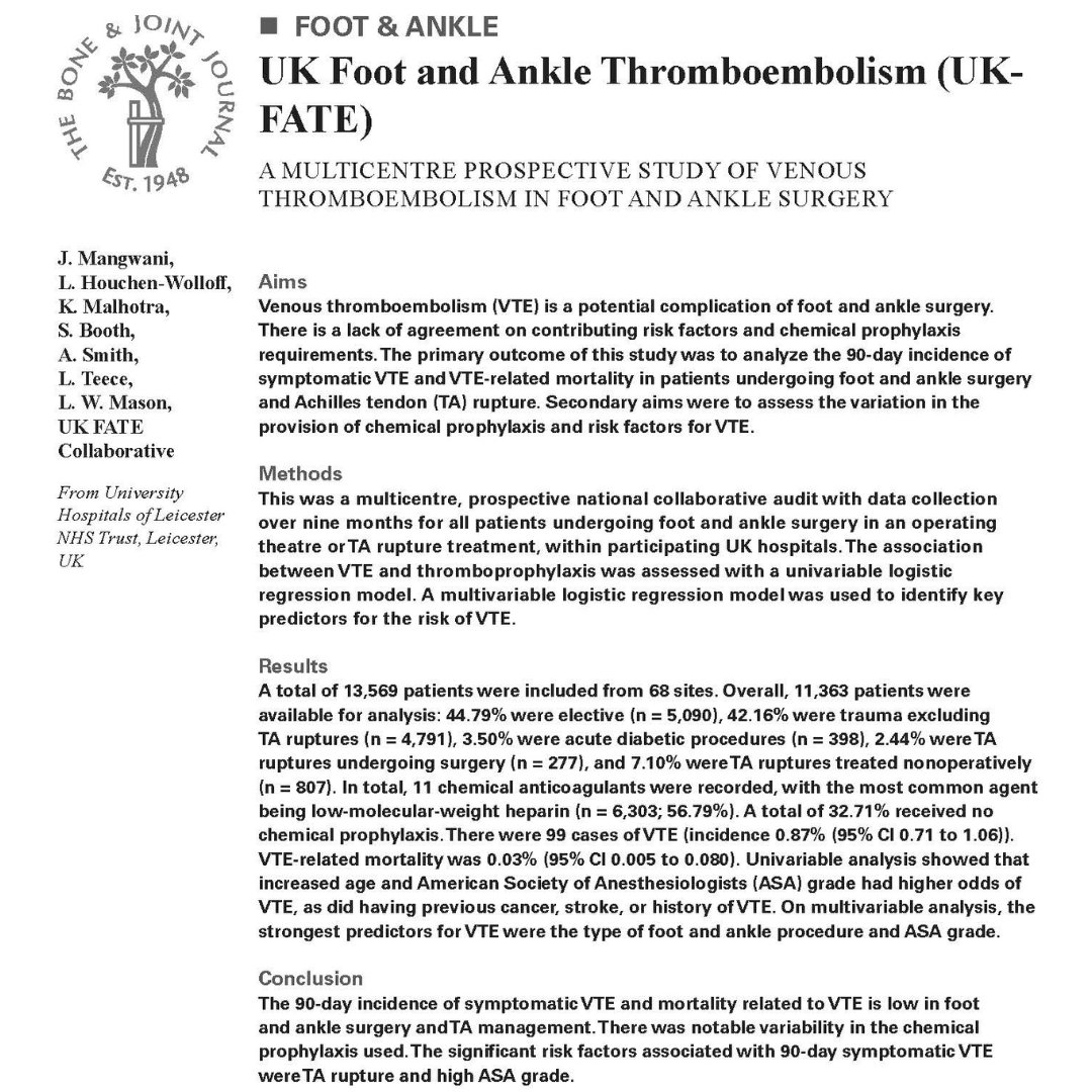 The Bone & Joint Journal tweet media