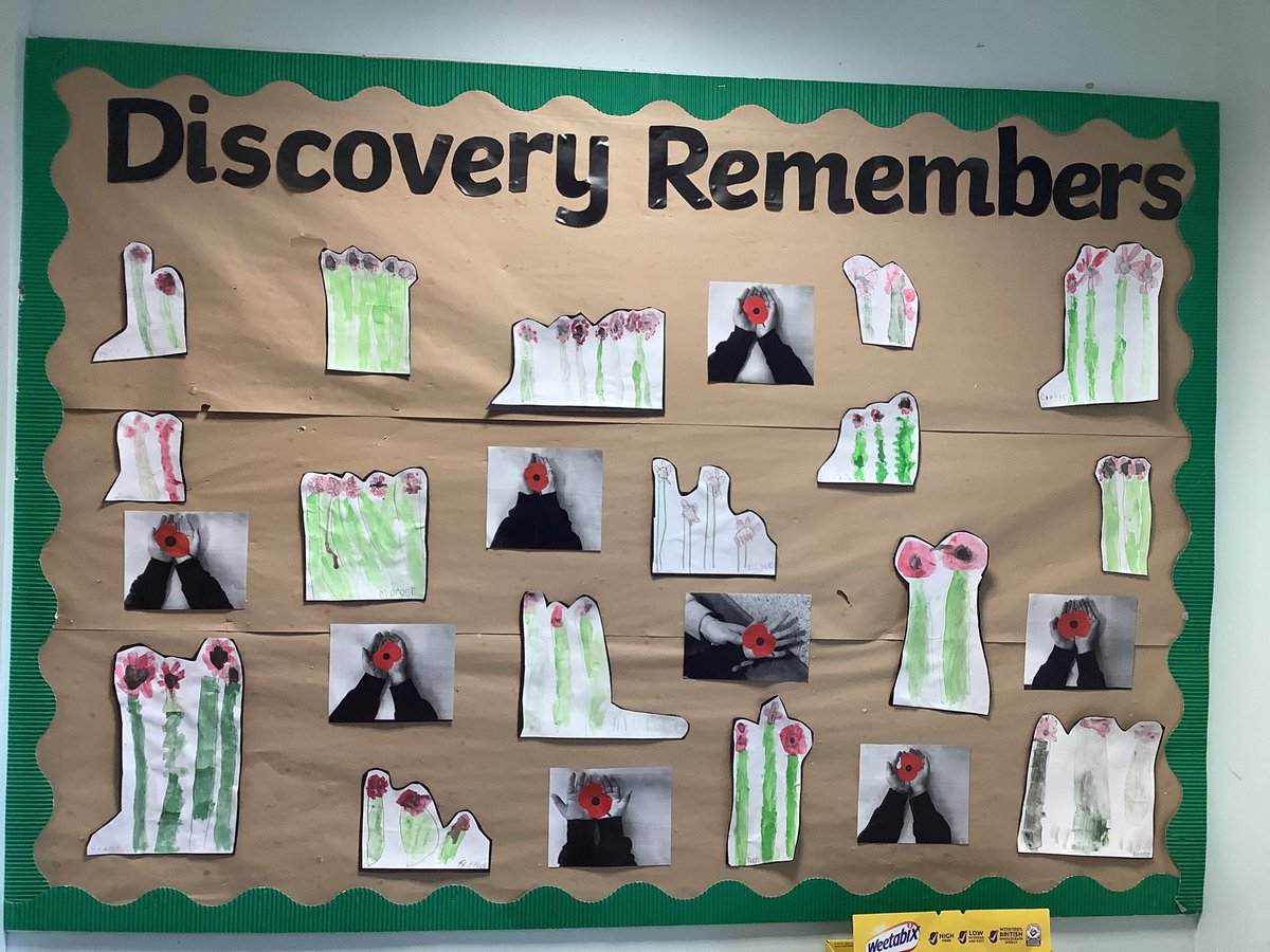 Discovery Class have engaged in lots of learning about Remembrance Day this week. We have looked at the symbol of a poppy - what a great job they’ve all done❤️