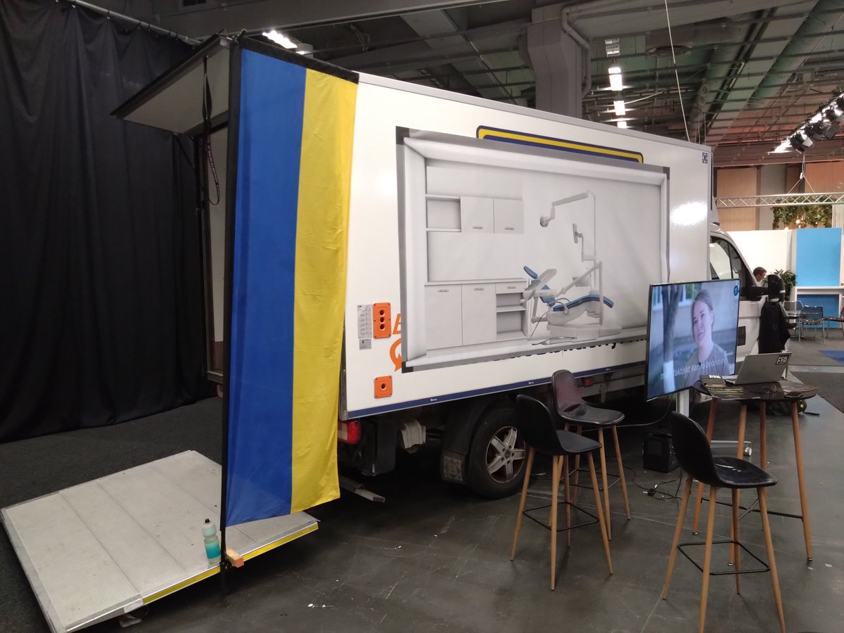 Vi pratar mobila tandvårdskliniker till Ukraina, på Swedental24, Svenska Mässan i Göteborg 13-15/11