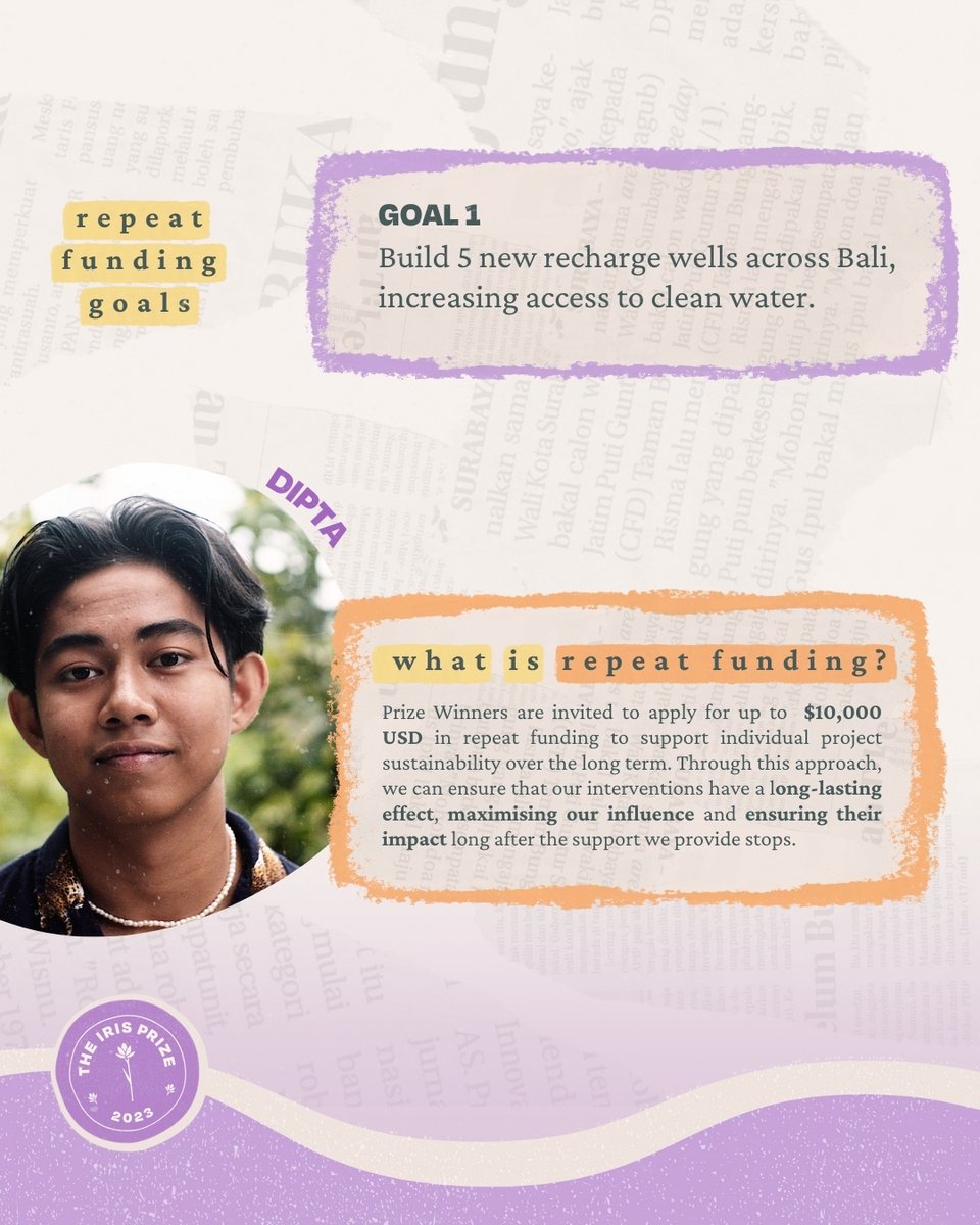 theiris_project's tweet photo. After winning the Iris Prize in 2024, Liquify successfully applied for repeat funding to expand its impact in 2025. With up to 10,000 USD in additional support, they’re set to make a transformative difference in Bali 🇮🇩

#YouthEmpowerment #WaterConservation #SustainableImpact https://t.co/ufrAGkoZ3j