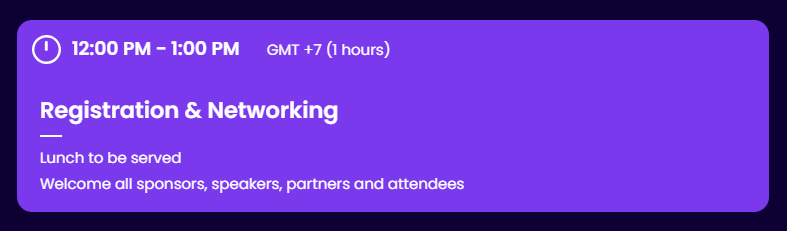 Zeeve🔺 (@0xzeeve) on Twitter photo Tomorrow is D-day for the Zeeve Rollup Day X <a href="/ethbkkofficial/">ETH Bangkok</a>, and here’s the AGENDA for all the attendees! ⌛
lu.ma/zeeve-therollu… FINAL LEG of the REG is still open
Note: The time mentioned is Bangkok local time.
Starting from 12 PM to 1 PM, we have registrations and Tomorrow is D-day for the Zeeve Rollup Day X <a href="/ethbkkofficial/">ETH Bangkok</a>, and here’s the AGENDA for all the attendees! ⌛
lu.ma/zeeve-therollu… FINAL LEG of the REG is still open
Note: The time mentioned is Bangkok local time.
Starting from 12 PM to 1 PM, we have registrations and