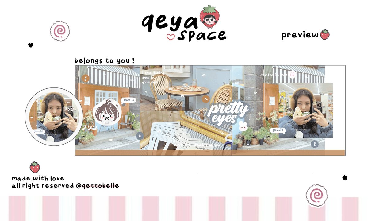 qeyuna's tweet photo. help repost by, thank you 🍮🤍

haii ♡! qeya bawa layout ready stock irene, jennie, ningning giselle dan wonyoung wony dengan price di ALT — 🥢 get ava png and free retext . . . pay by dana and spay only 🛵🪄🍪

#zonauang #zonajajan #zonaba https://t.co/OssRbYsrkh