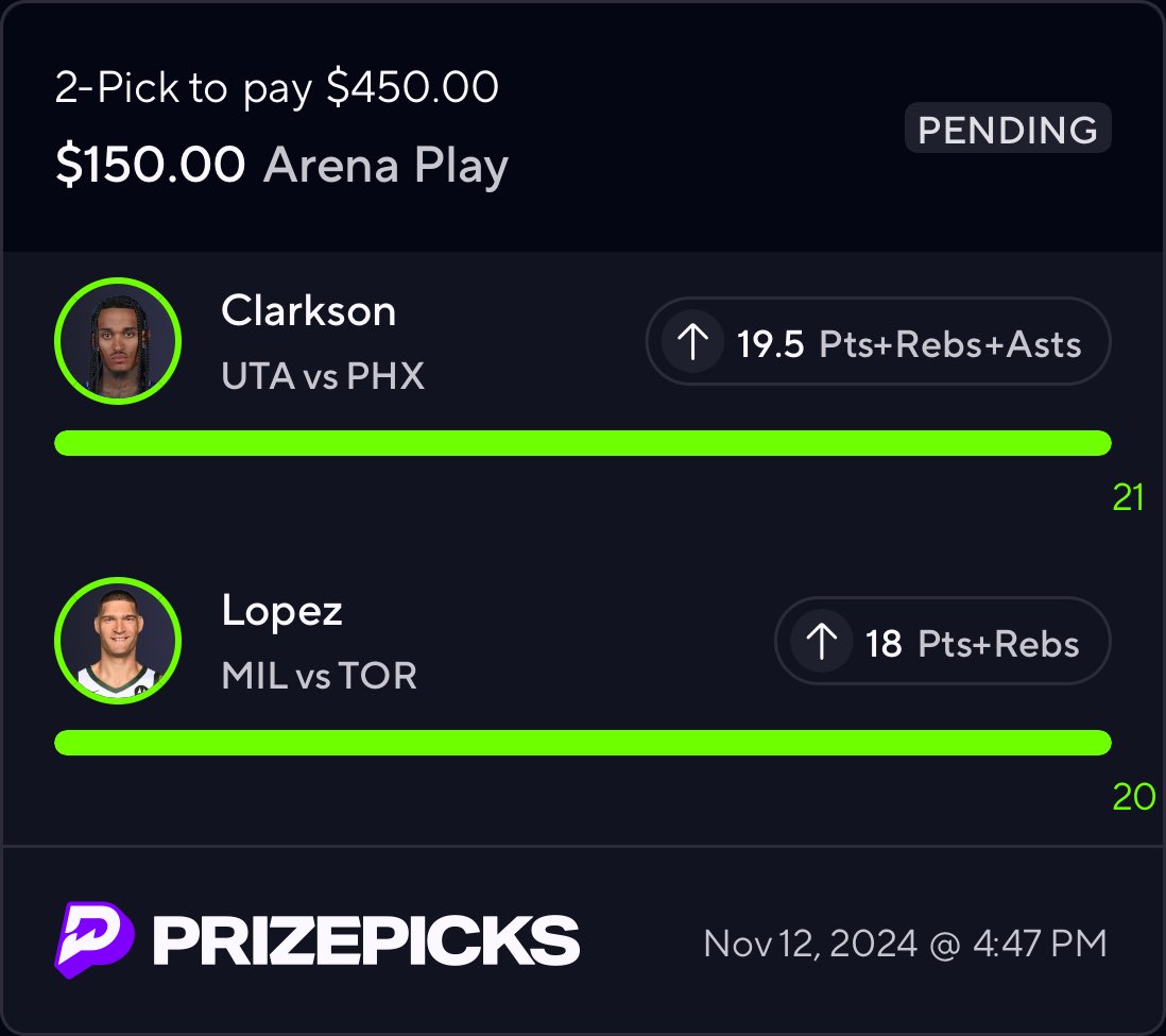 PotdPrizepicks's tweet photo. $90 to 3 people who RT/LIKES💚

🔥VIP💯 is on a 6 day in a row of PROFIT🔥 

💰Here are some of the slips we cashed👇🏾💰

‼️Stop missing out and JOIN the winning team( LINK on the comments 🔗) https://t.co/cewxTthIIo