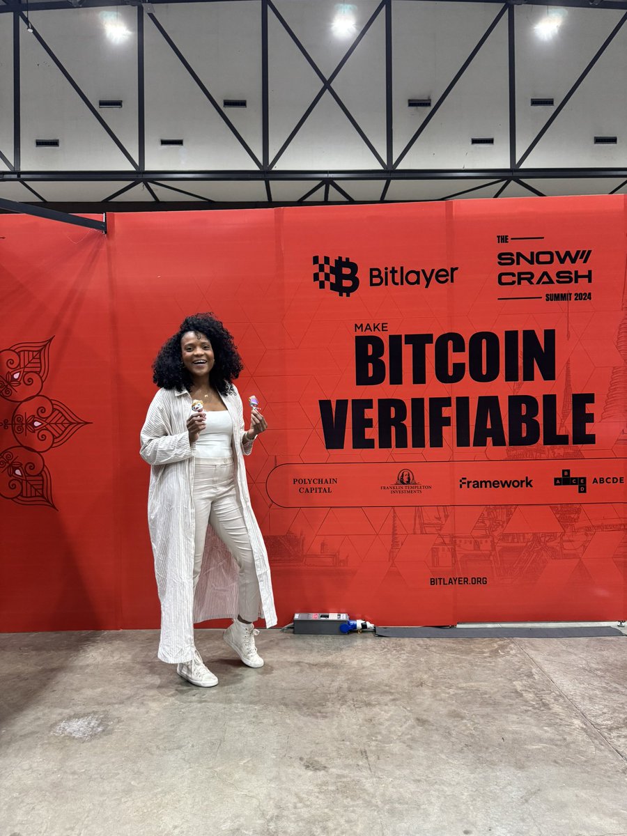 With <a href="/BitlayerLabs/">Bitlayer BitVM</a> in Bangkok, Thailand for the #snowcrash summit.