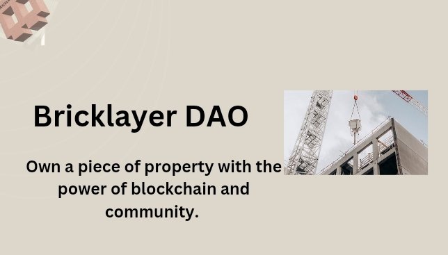 Mathias_don001's tweet photo. 📣Do you know @BricklayerDao is here to make real estate investment accessible to all. Join a community where blockchain meets property ownership, ensuring transparency, fractional investment, and shared growth.
Learn more ⬇️
Visit https://t.co/2EfoM6AdD9
#BricklayerDao #RWA https://t.co/PGfZJb9bKo