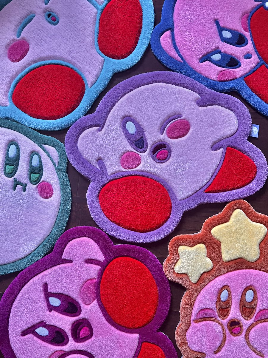 lessvacancy's tweet photo. Made some Kirby rugs ✨ https://t.co/ss5jr45mpq