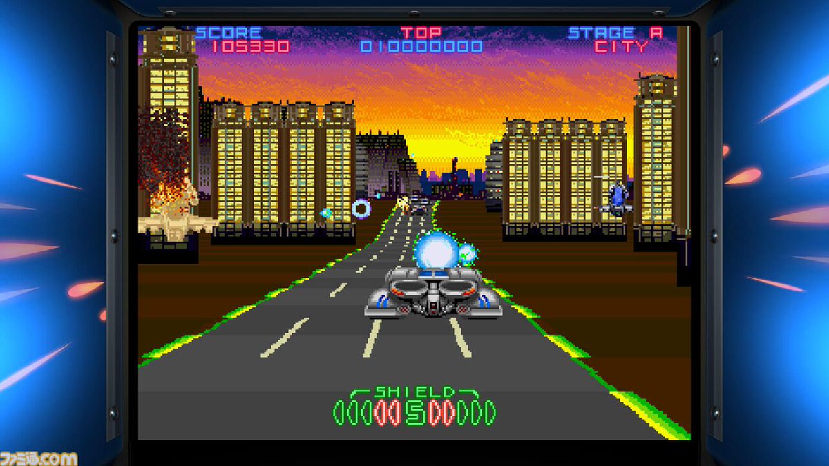 famitsu's tweet photo. 『オペレーション・ナイトストライカーズ』が2025年にSteamで配信
https://t.co/8hcAQy3tlA

『オペレーションウルフ』『ナイトストライカー』など1980年代後半のタイトーのアーケードタイトルを収録。インテリジェントコントローラ サイバースティックにも対応、エムツーが移植を担当。 https://t.co/xCwNr6Y4Ph