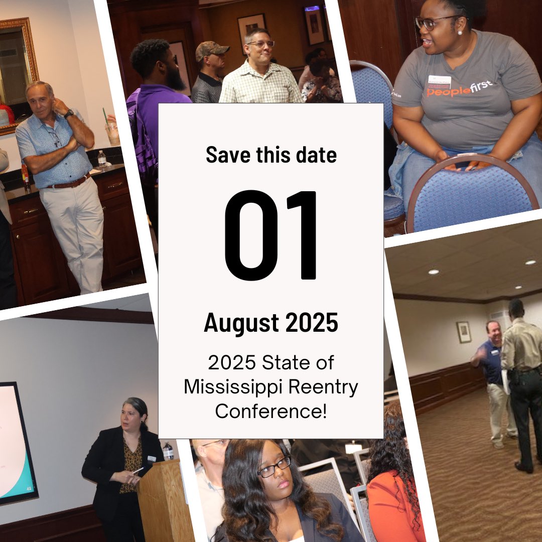 🚨 The 2025 State of Mississippi Conference is almost here! 🚨

💥 Early access for email subscribers begins **Nov 29**

🔓 Public registration opens **Dec 2**.

Not on our list yet? 

Subscribe now at [msreentry.org] to be the first to register! 

#Mississippi