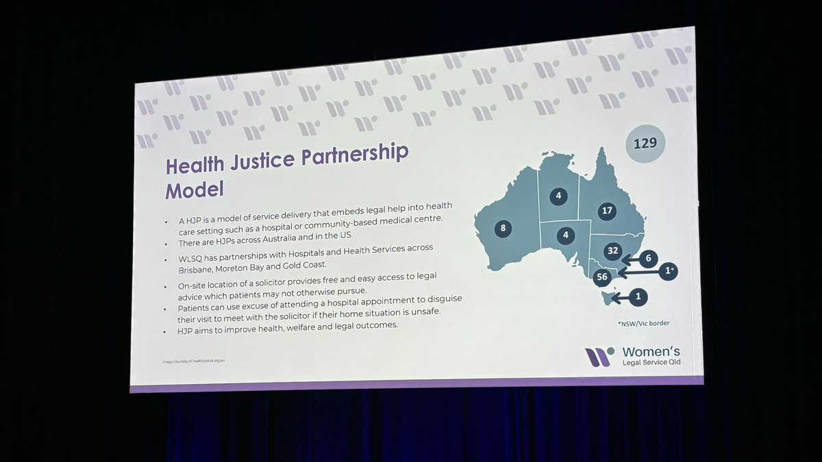 thelimbiconc's tweet image. Good to hear from Grace Hallewell about these health justice partnerships which help people eg women who might be in domestic violence situations access legal services. Dont think it impacts your patients with cancer? Think again. #COSA2024