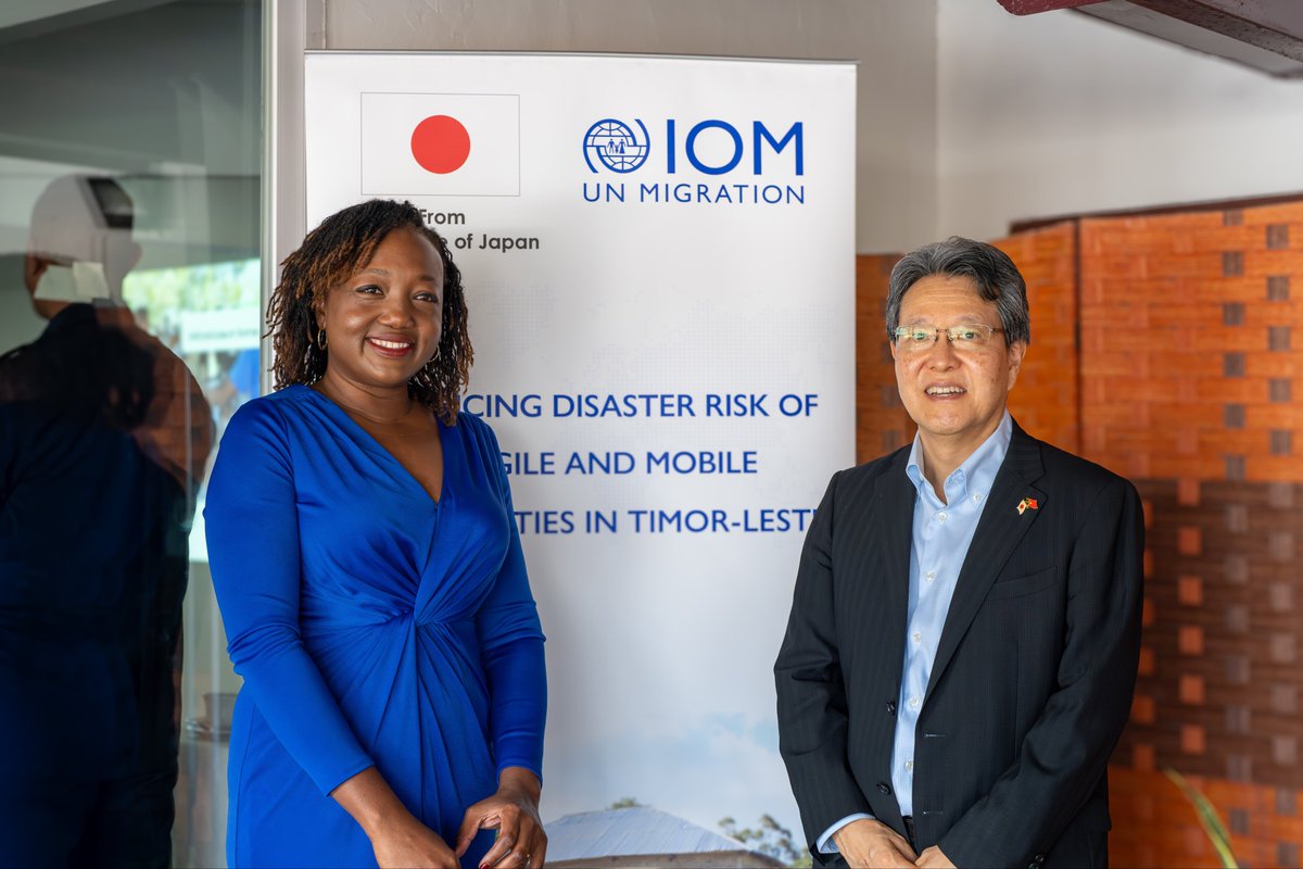 IOMtimor_leste's tweet photo. IOM, with support from the Embassy of Japan, is delivering a Community-Based Disaster Risk Management training for local businesses in Dili, helping them integrate disaster risk strategies into their operations to improve preparedness and recovery efforts in their communities. https://t.co/z7sloYQdfq