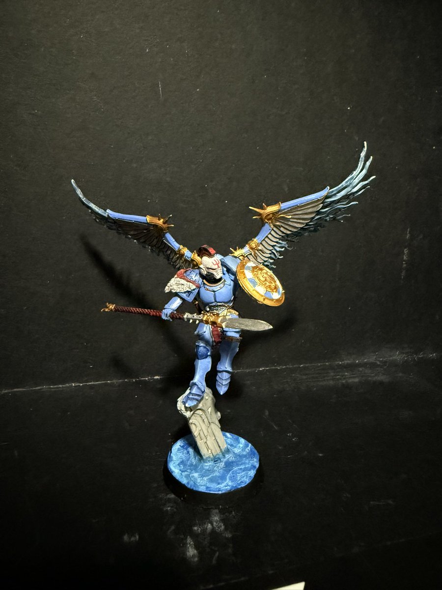 801Warhammer's tweet photo. Calling this one done for now. I run my Emperors Spears as blood angels. Sanguinary guard > one of the “Rains” of Nemeton. 
Redden the earth my brothers. 🔱@adembskibowden #EmperorsSpears #warhammer40000 #warhammer40000spacemarine2 #warhammer40k #WarhammerCommunity #warmongers https://t.co/xwBfVoduNf