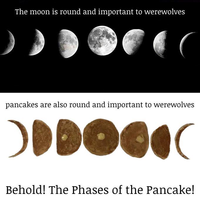 it feels appropriately unhinged to repost my best #unhingedpit pitch as my first pitch of the day!
 
"such a fun read! I loved it!" -my mom
#MG #F #Paranormal #Q #cozyspooky #werewolvesandpancakes