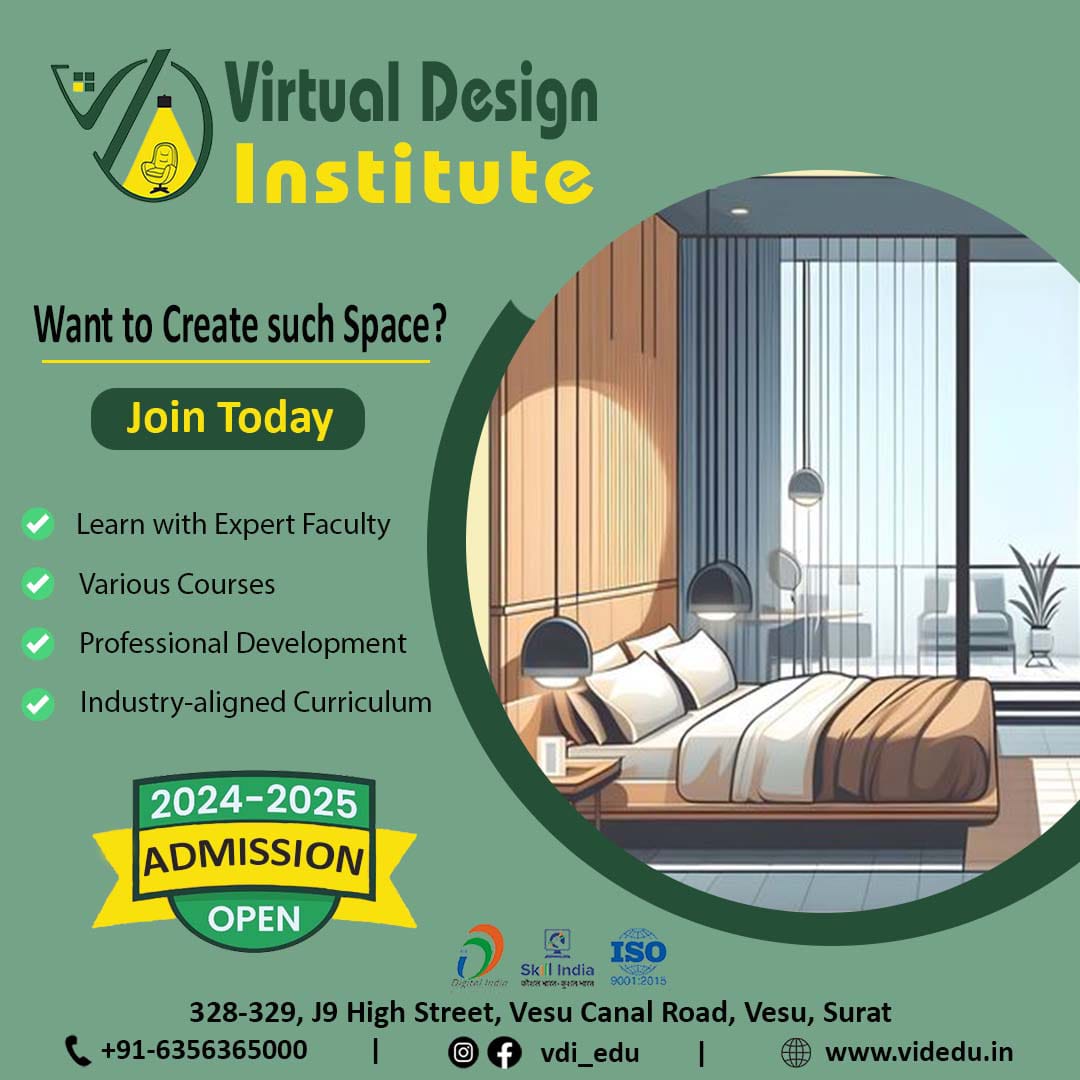 viod_edu's tweet photo. 🌟At Virtual Design Institute, we equip you with the skills to create stunning spaces! Enroll for the 2024-25 session and step into a world of creativity with diverse courses🚀

✨ Join Today!✨

📍 Located in Vesu, Surat
📞 Contact us at +91-6356365000
🌐 https://t.co/VFTnjGmJRV https://t.co/uFLZHvXYUT