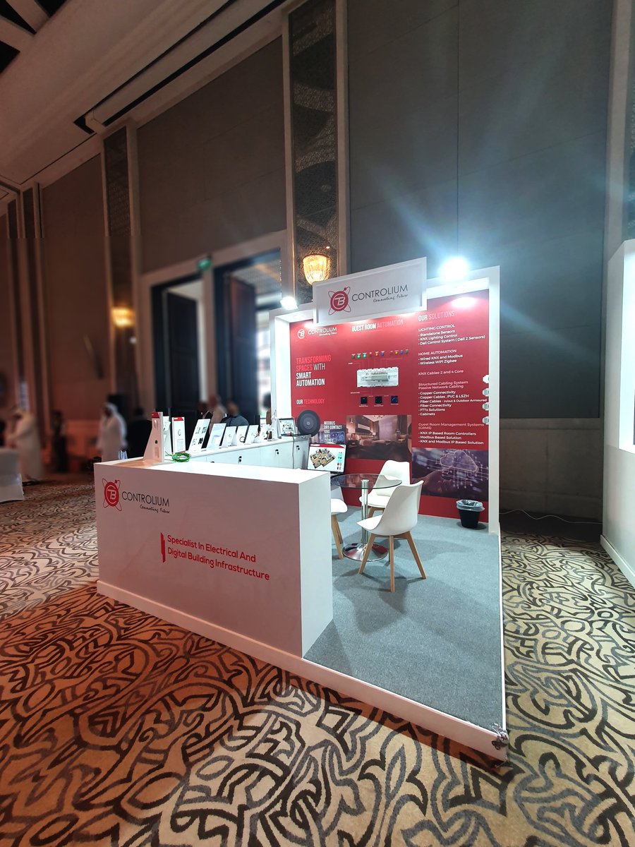 ControliumBT's tweet photo. We’re thrilled to announce our participation in SIBEC 2024, Abu Dhabi.
We warmly invite you to visit our space and explore our wide product range.

#ControliumBT #Sibec #SIBCA #BuildingManagementSystems #BuildingAutomation #HomeAutomation #GRMS #AudioVisual #Lighting https://t.co/jRyneIehGN