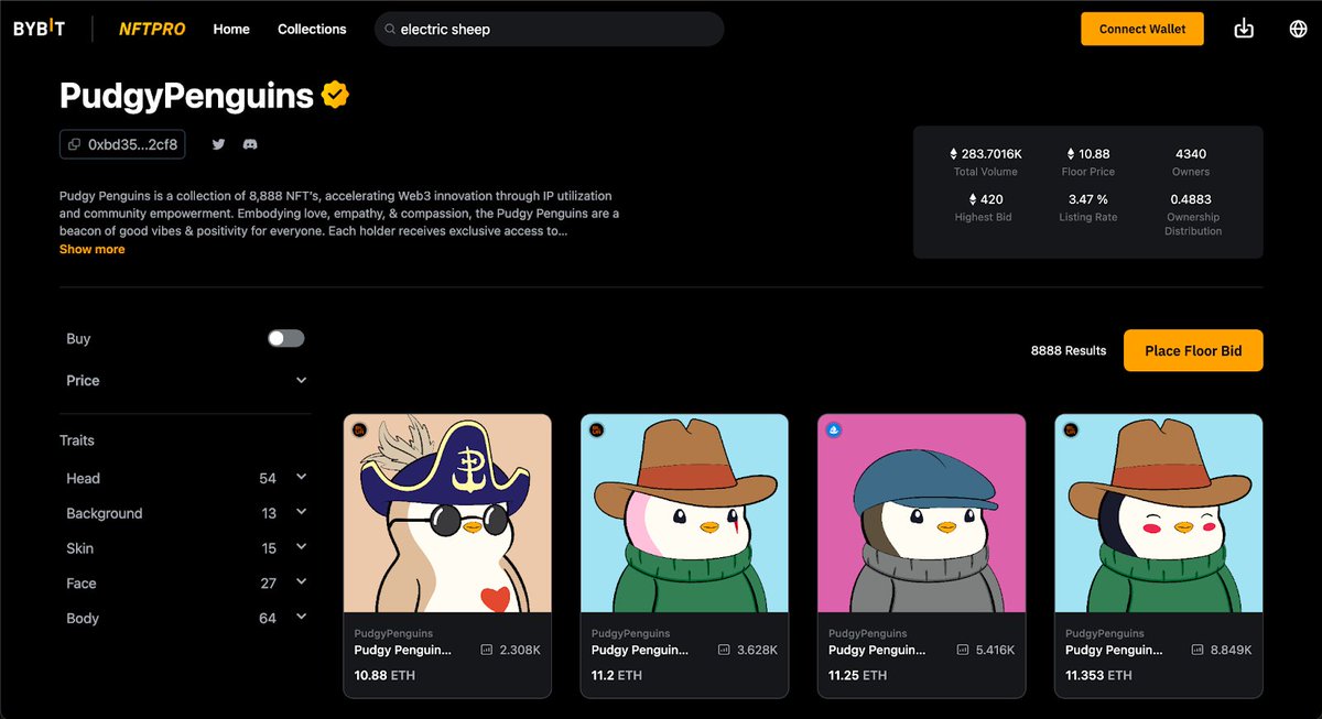 Karn__45's tweet image. /5 Step 4: On the profile page, you may apply filters such as Price and Traits to find your desired NFT. Click on the icon, and then click on Buy Now to purchase the NFT. 

#LearnWithBybit #NFTTrading