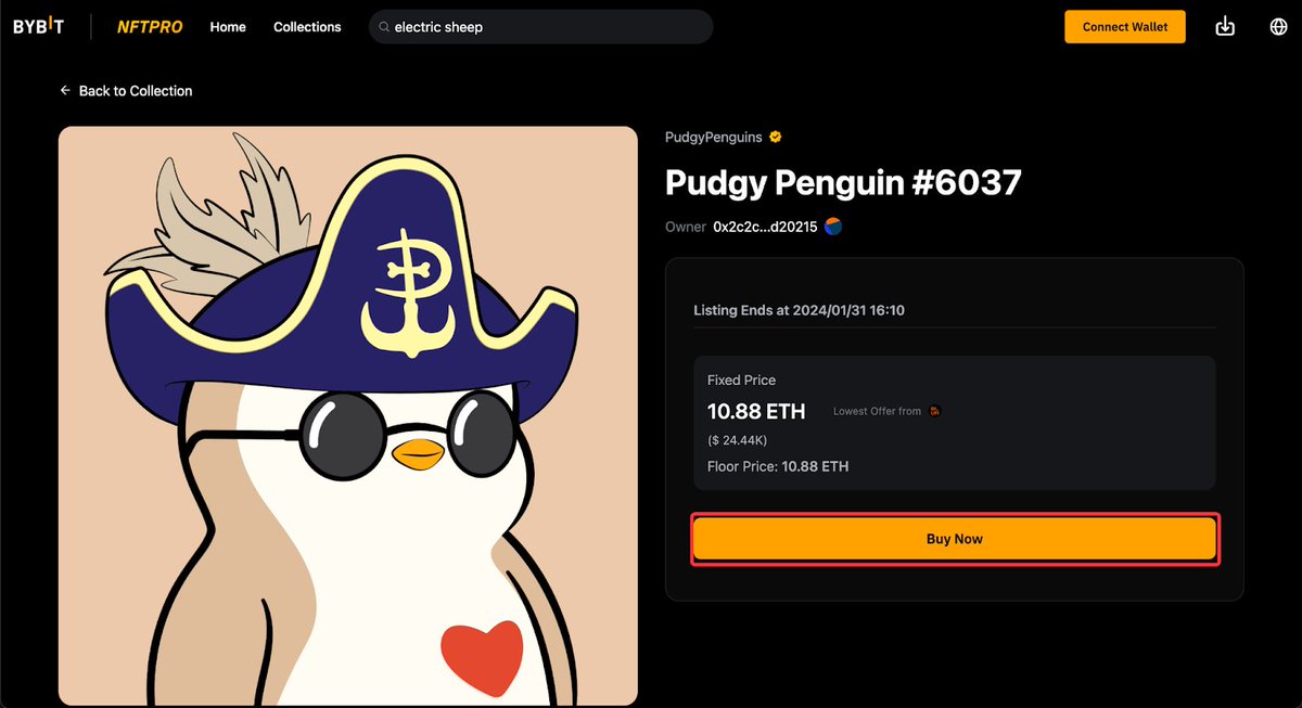 Karn__45's tweet image. /5 Step 4: On the profile page, you may apply filters such as Price and Traits to find your desired NFT. Click on the icon, and then click on Buy Now to purchase the NFT. 

#LearnWithBybit #NFTTrading