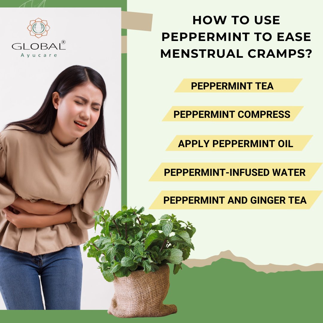 arindham1313's tweet image. Did you know? Peppermint can be a natural game-changer for easing menstrual cramps! 

Buy herbal products to manage menstrual problems:[tinyurl.com/muvpm7hd]

#PeppermintTea #PeriodRelief #NaturalRemedies #SelfCareTips #MenstrualHealth #WellnessJourney
