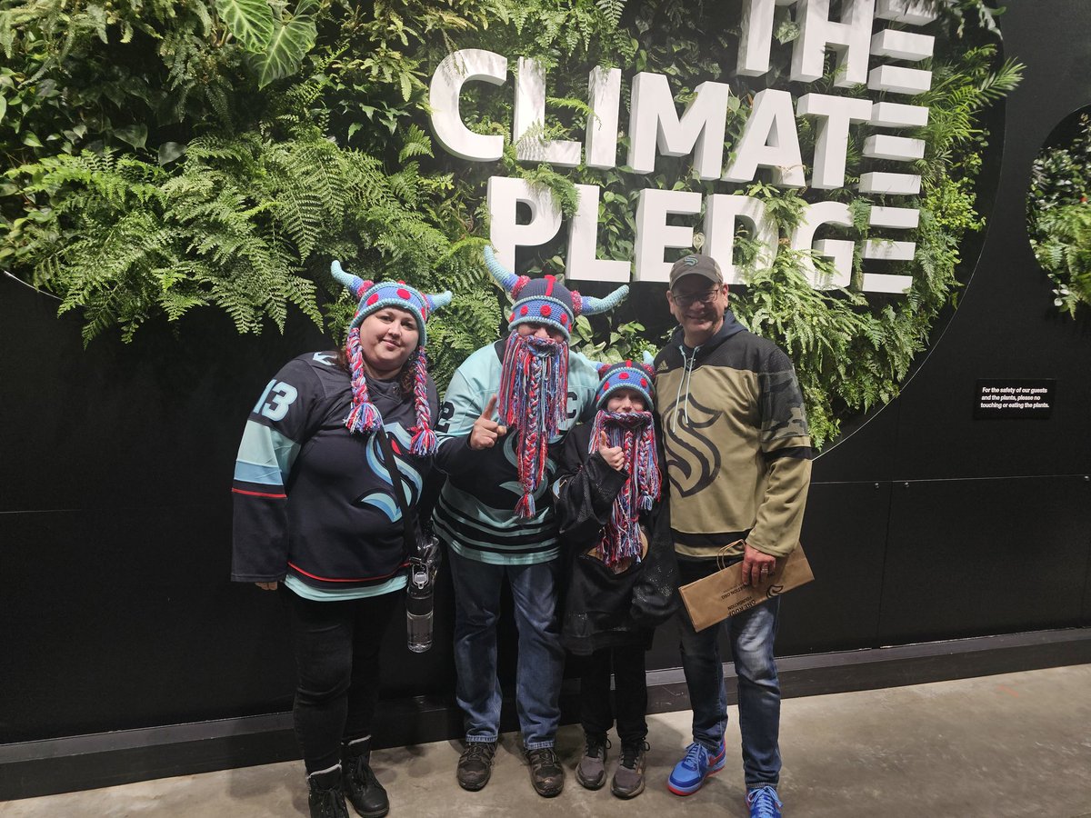 Out of all my favorite things that we do as kraken fans, this is my favorite personal tradition.

<a href="/atastad/">Aaron Tastad</a> and his son. Kiddo has 2 Lord Snorkel hats. My original one and one that is his size. Favorite thing ever.