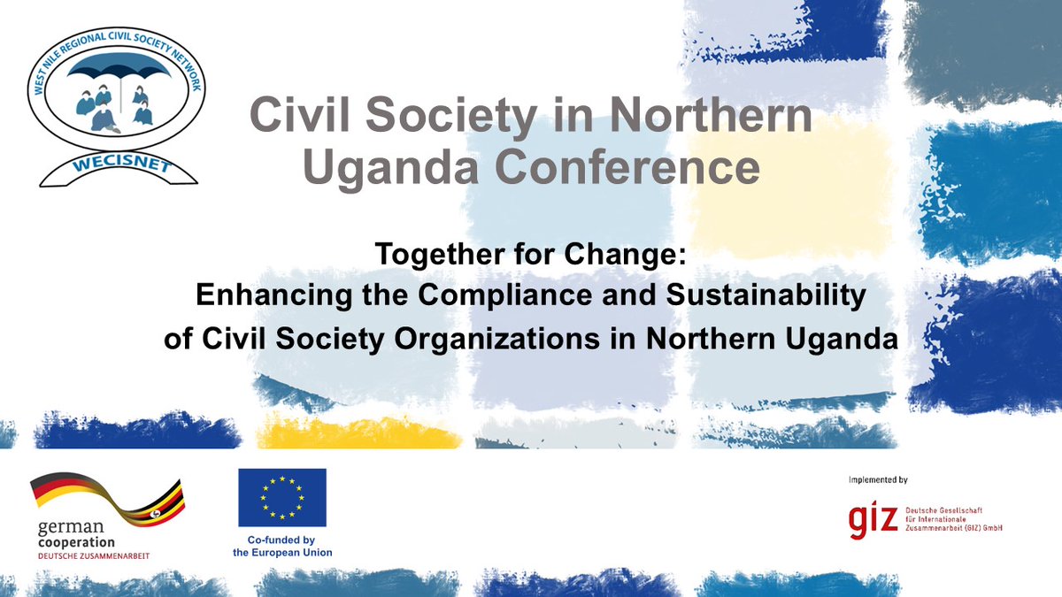 GCSP_Uganda's tweet image. 💡Next week, @wecisnet in collaboration with @CUSP_Uganda 🇩🇪🇪🇺 offers a platform for CSOs to connect and exchange. Stay tuned for the Civil Society in Northern Uganda Conference from 19 to 21 Nov and engage on the topics of #CSOcompliance and #CSOsustainability. 🤝#together4CSOs