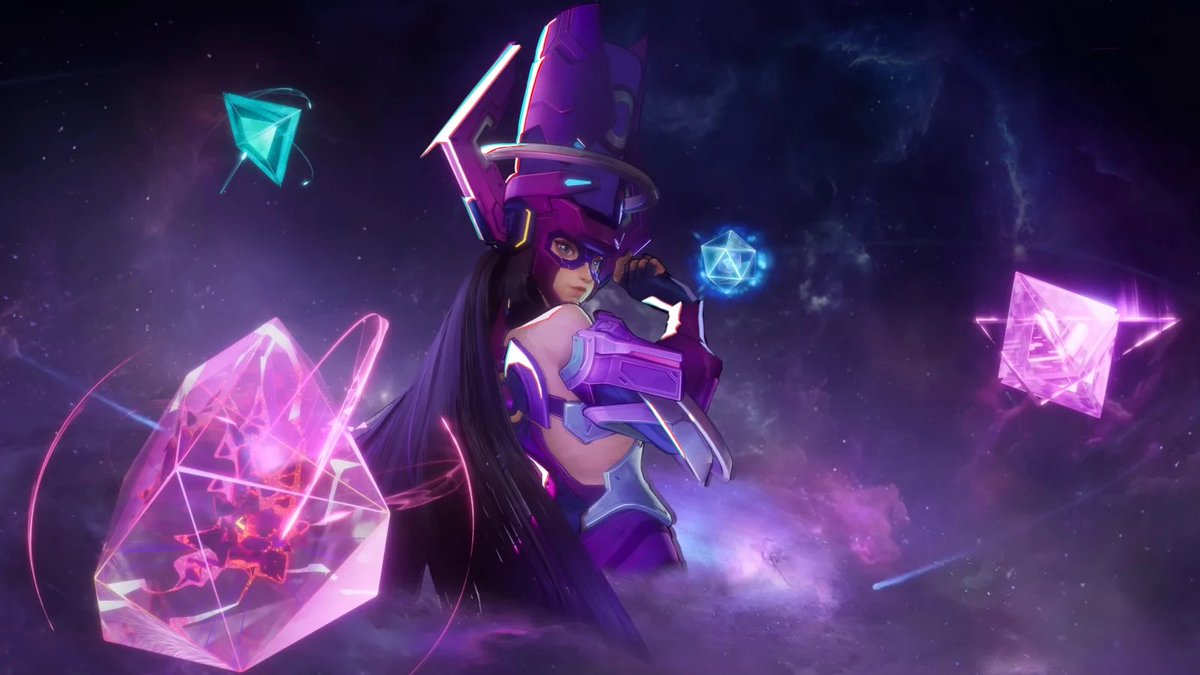 MqWaffle's tweet photo. Se ve interesante la hija de Galactus de MARVEL RIVALS X FORTNITE 😩
#Fortnite https://t.co/j3DlkMjyzl