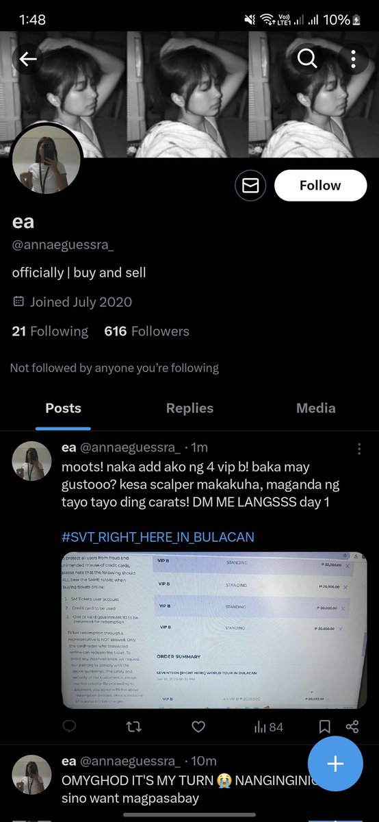 chpllnd13's tweet photo. please be careful po sa mga scammers guys!!! 

#SVT_RIGHT_HERE_IN_BULACAN https://t.co/xHbMNFh6gT