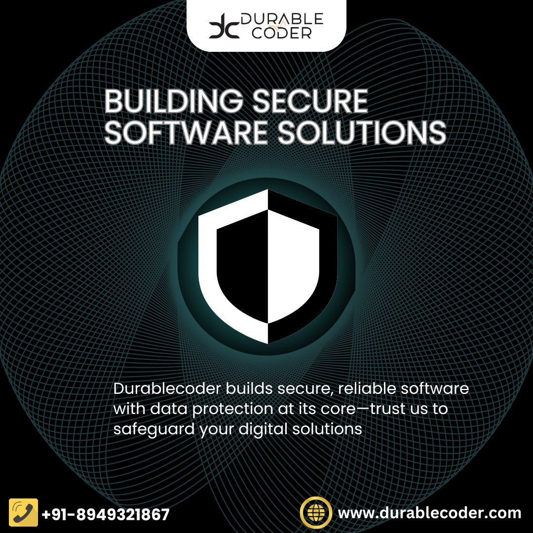 durablecoder's tweet image. 🔐 Building software with security at its core! At Durablecoder, we ensure that every line of code is designed to protect your data and privacy.  
#SecureSoftware #TechSolutions #DataPrivacy #Cybersecurity #Durablecoder"