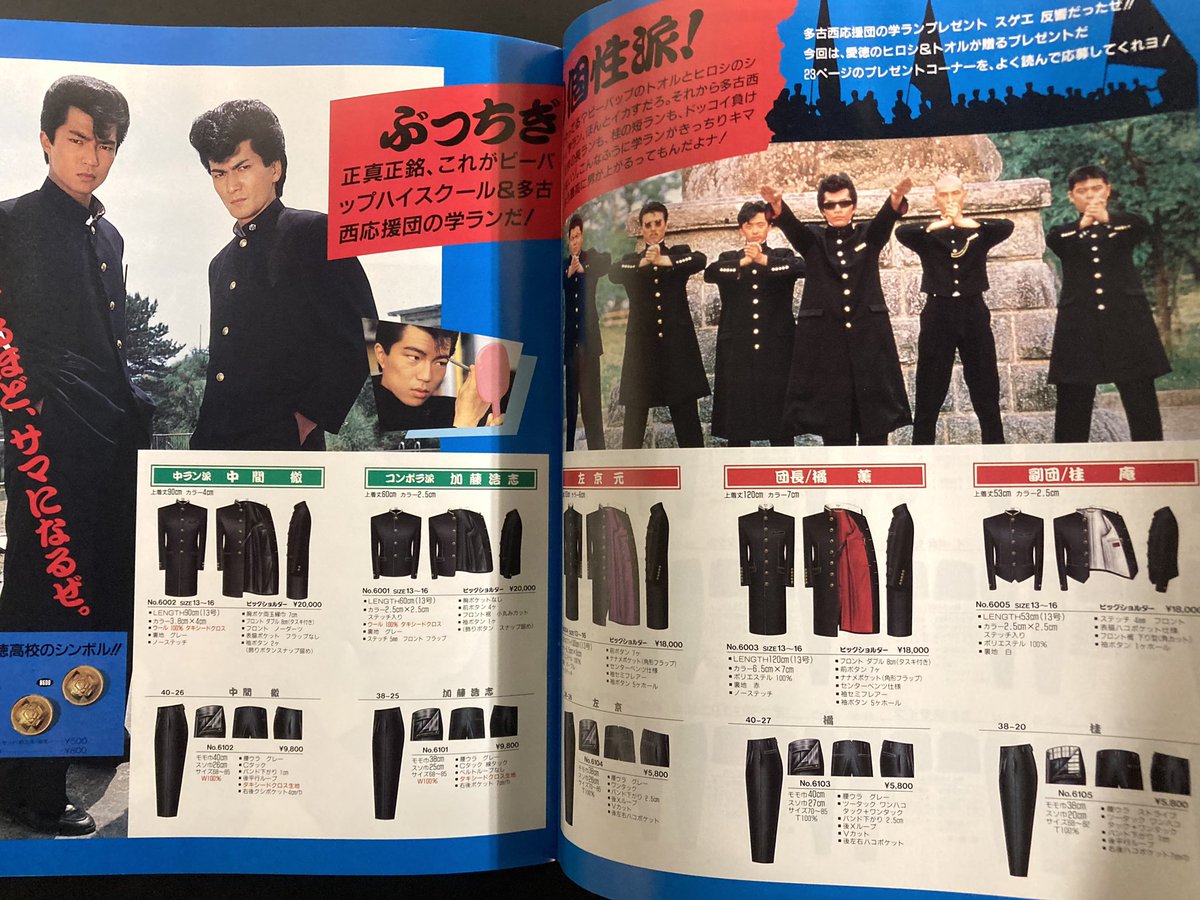 カタログの新入荷が続きます。 こちらは映画版ビーバップハイスクール