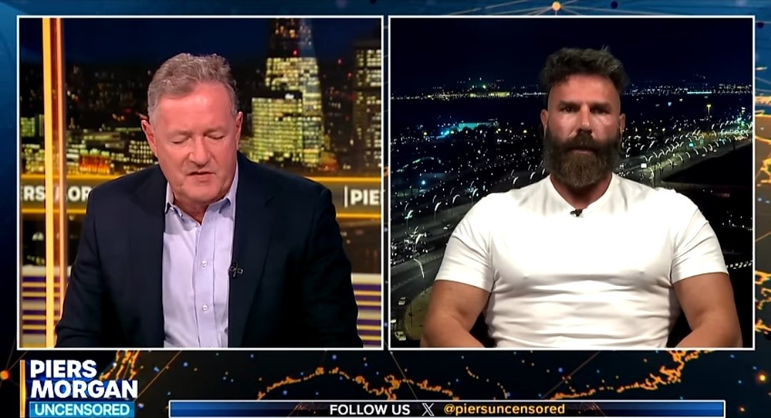 Haqiqatjou's tweet image. What must be absolutely horrifying to @piersmorgan and Zionist-controlled media is that @DanBilzerian did not once flinch in that interview.