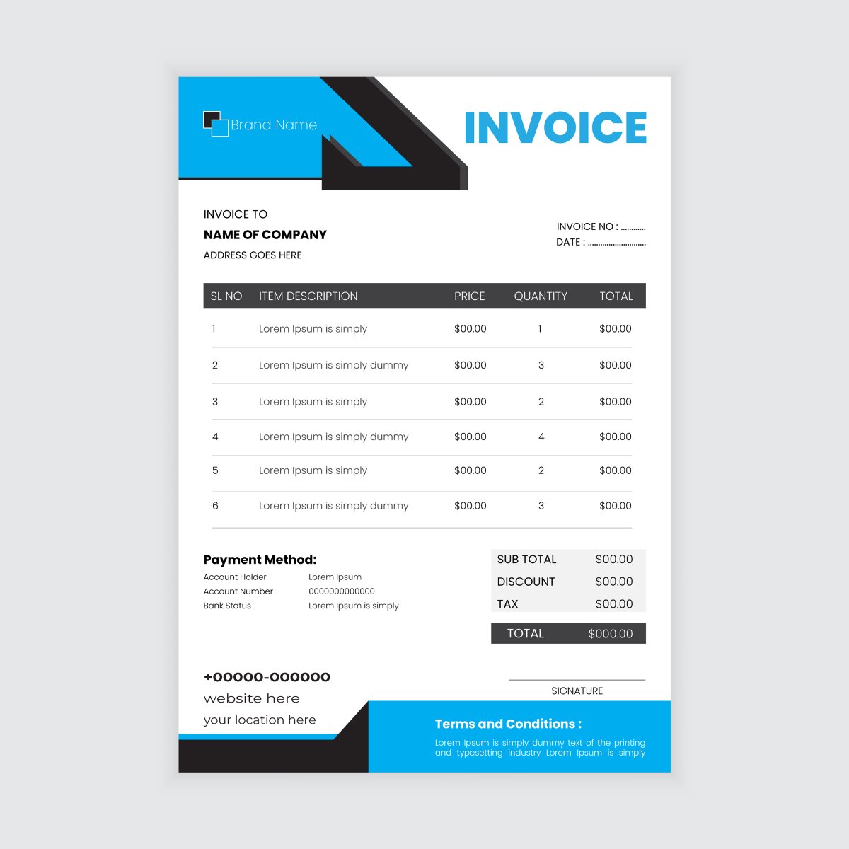 graphicably's tweet photo. Transform Your Billing with Professional 𝗜𝗻𝘃𝗼𝗶𝗰𝗲 𝗗𝗲𝘀𝗶𝗴𝗻𝘀!✨

Contact:
Email: graphicably@gmail.com 
WhatsApp: +880 1739328205

#GraphicDesign #InvoiceDesign #branding  #FreelanceDesigner #smallbusinessowners https://t.co/87uzZWSJX1