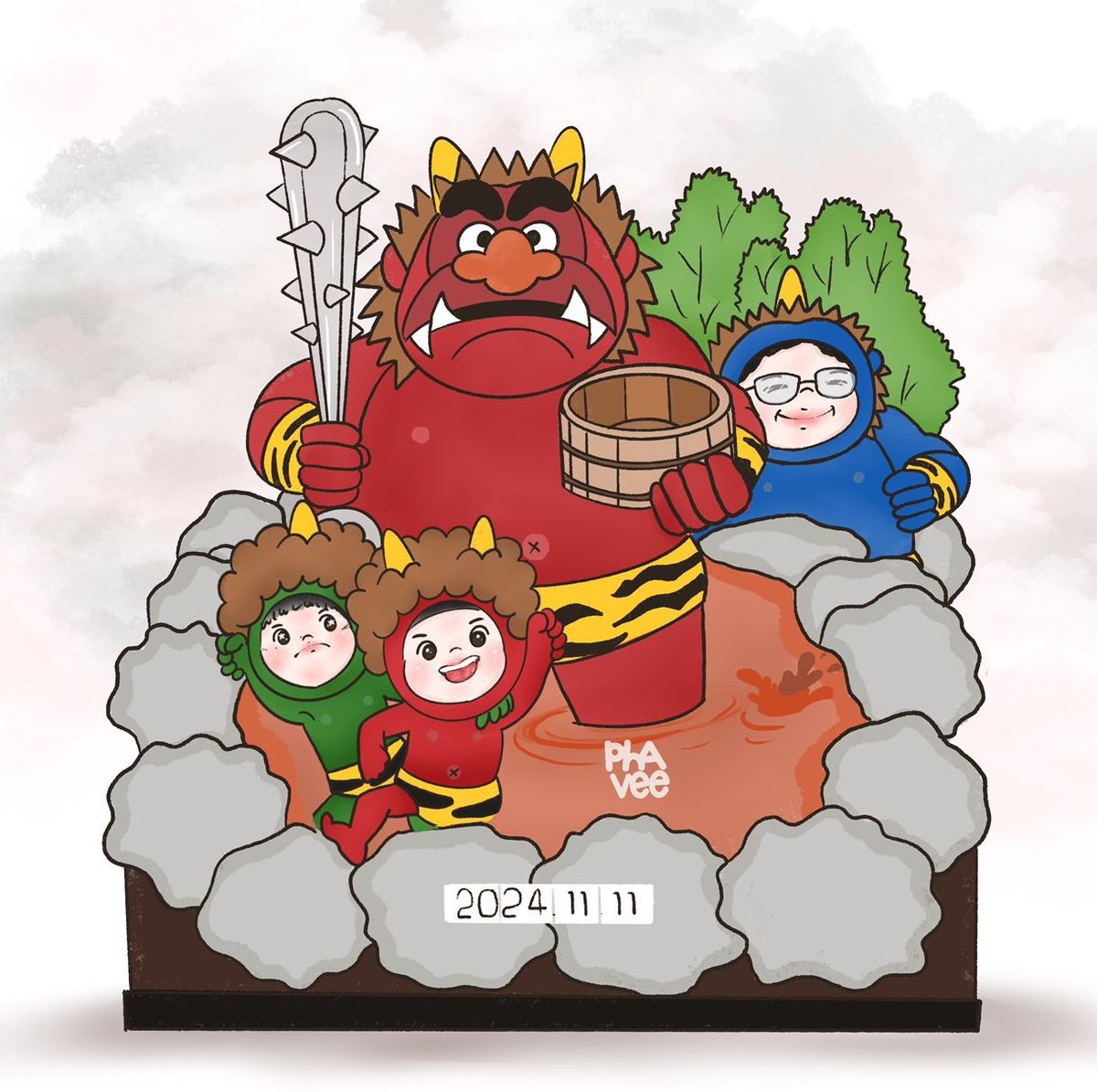 phaavee's tweet photo. ฮะโหลโบ๋ นี่โก๋(พี่ถา)เอง! 👹✨🎉

#OISHIxGFTRIP2024 
#mmarkpkk #Fourthnattawat
#เร้กเร้กสตอรี่ https://t.co/BAYSHBQql7