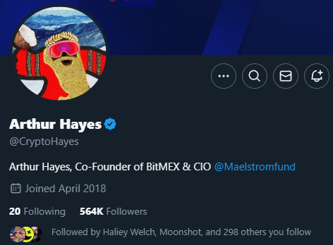 Y'all know that Arthur Hayes is a billionaire and set a 500 SOL DCA on $CHAOS today right?

solscan.io/account/9rbmB6…

bro is holding 0.6% $GIGA lol 

Co-Founder of Bitmex &amp; CIO
Co-Creator of Crypto Perps
and many other stuff I don't even know about

dyor and size in accordingly