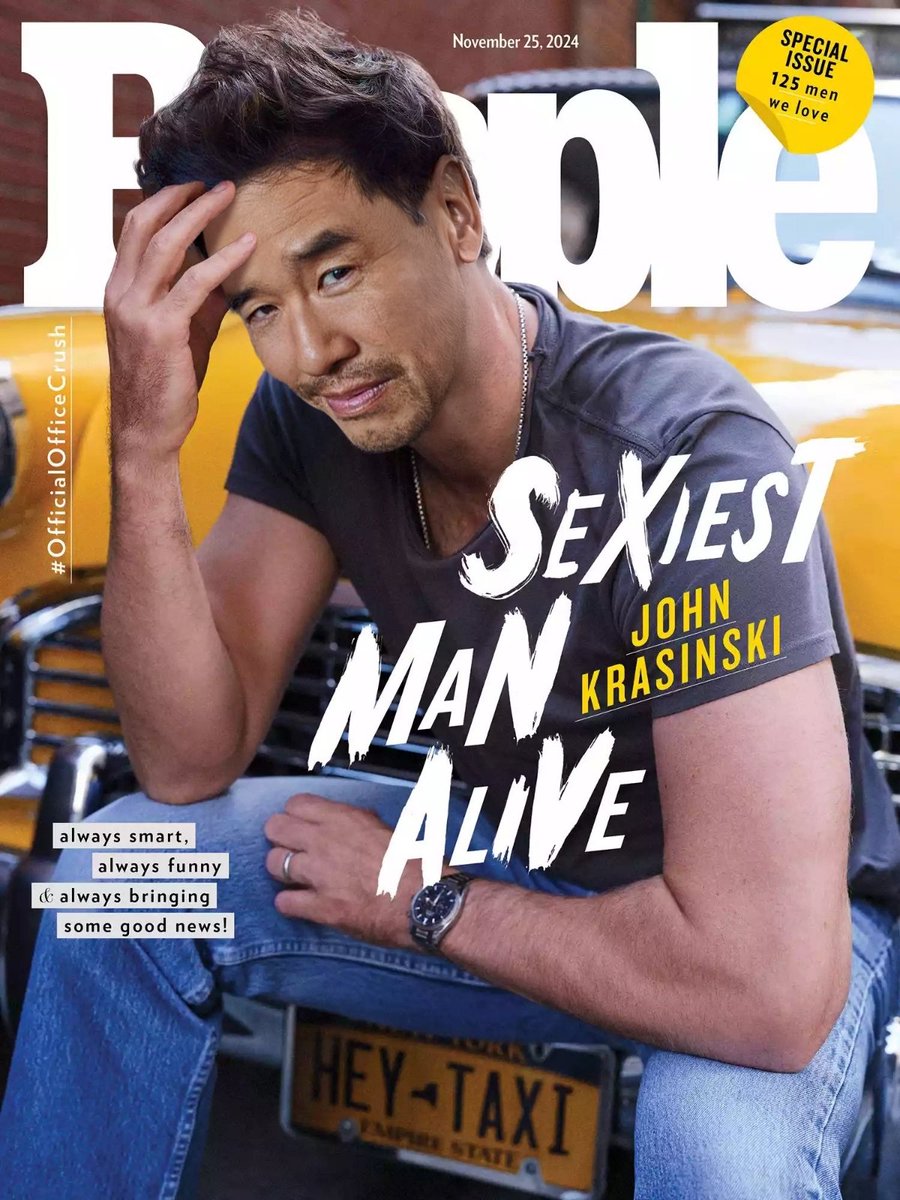 Bosslogic's tweet photo. Congrats to @johnkrasinski on @people #sexiestmanalive https://t.co/G0LboTGR2T