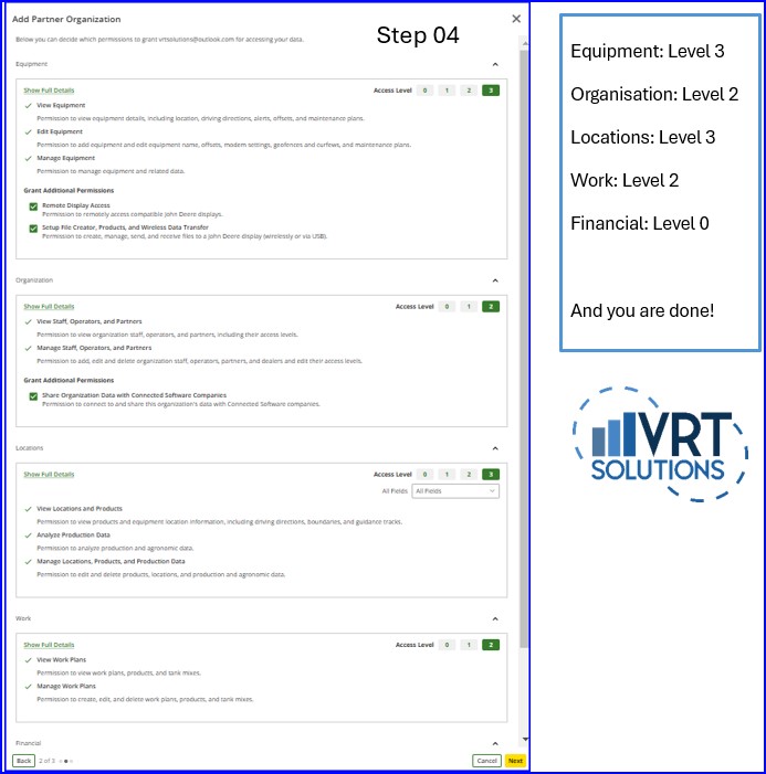 Quickfire instructions to add a Partner to your <a href="/JohnDeere/">John Deere USA</a> Ops Centre. #jfg