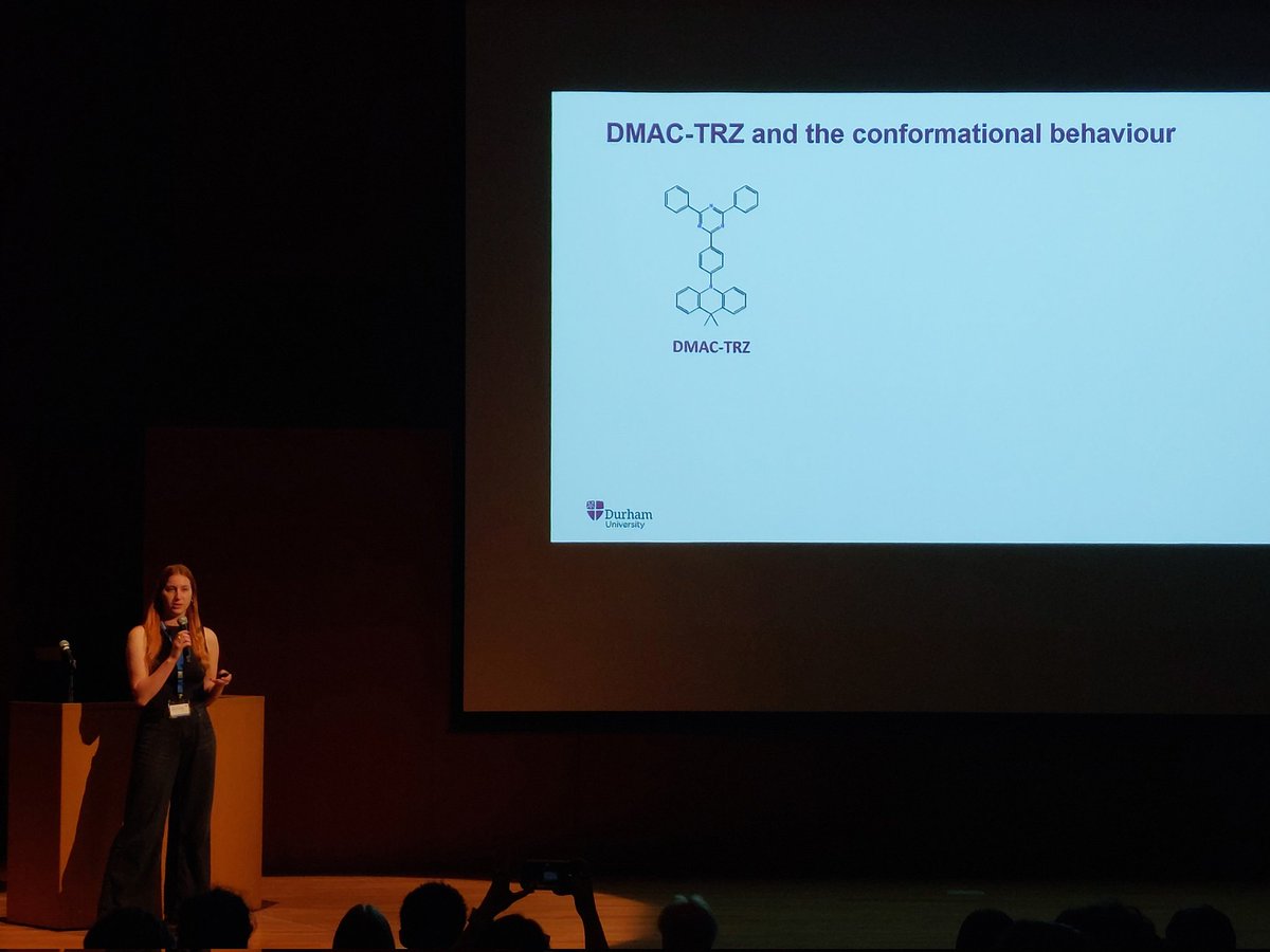 Next up, Kamile from the Monkman group. Unfortunately, we didn't get to have any more talks from us but we got posters to come!