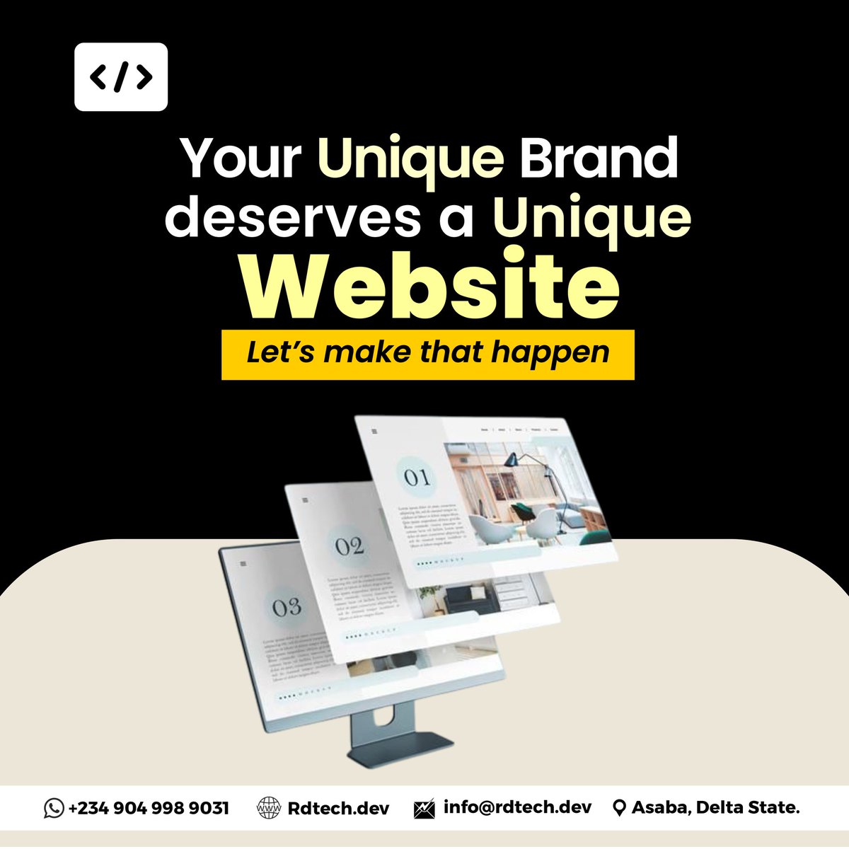 asatadotdev's tweet image. Hello Fabulous Entrepreneurs 🌞

You&apos;ve got a unique brand and it deserves a unique website. Let&apos;s make that happen.
Send in a dm to get started.

#webdeveloper #Pushpa2TheRuleTrailer #adp2024 #新たな伝説生むスキズGIANT #ParoNacional #EquatorialGuinea #AkshayKumar