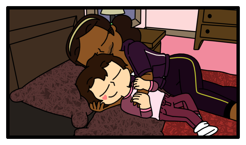 nugapug's tweet photo. And here's a little bonus, in case if anyone wants to see the full image of Georgia and Andy taking a nap together. https://t.co/yvHrjH7Tmh