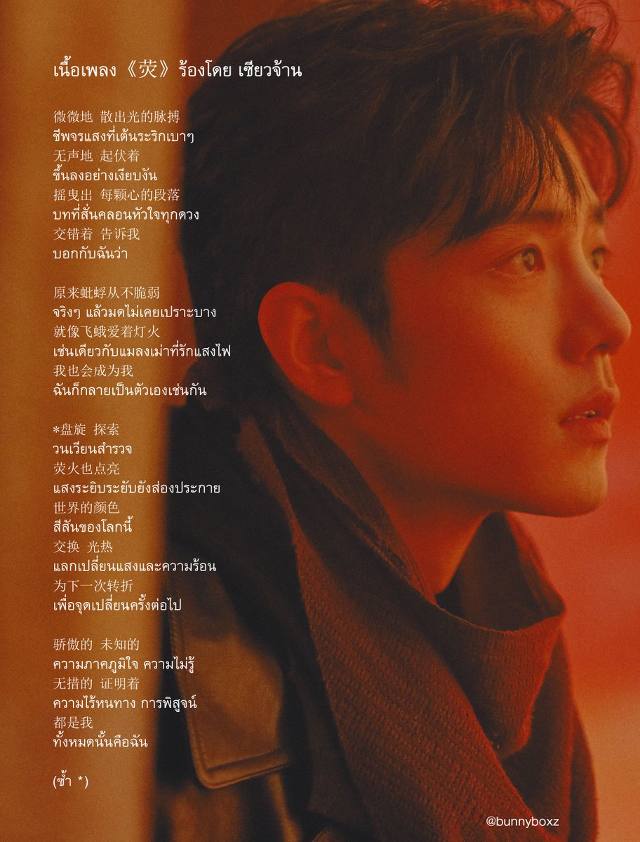 แปลเนื้อเพลงของ #XiaoZhan ทั้ง 4 เพลง
✨《我们》- Wild
✨《都一样》- Anonymous
✨《还原》- Return
✨《荧》-  Glimmering

XIAO ZHAN WM ALBUM  
#XiaoZhanWM1stAlbum