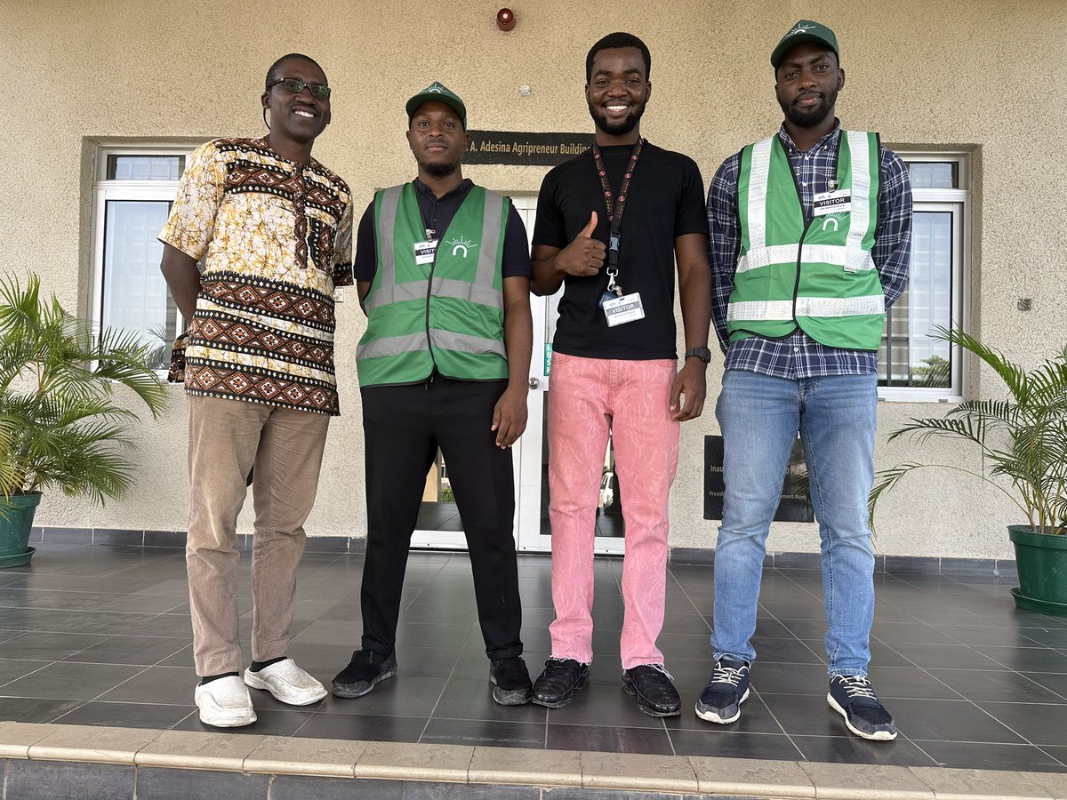 FutureFishAgro's tweet photo. Last week, the @nadfng team visited Future Fish’s implementation site, where we discussed how our research partnership with IITA is going to benefit Catfish farmers leveraging on #4IRT. Special thanks to @FMCIDENigeria
#futurefish #agritech #catfishfarming #catfishautomation https://t.co/hxL87ulbiI