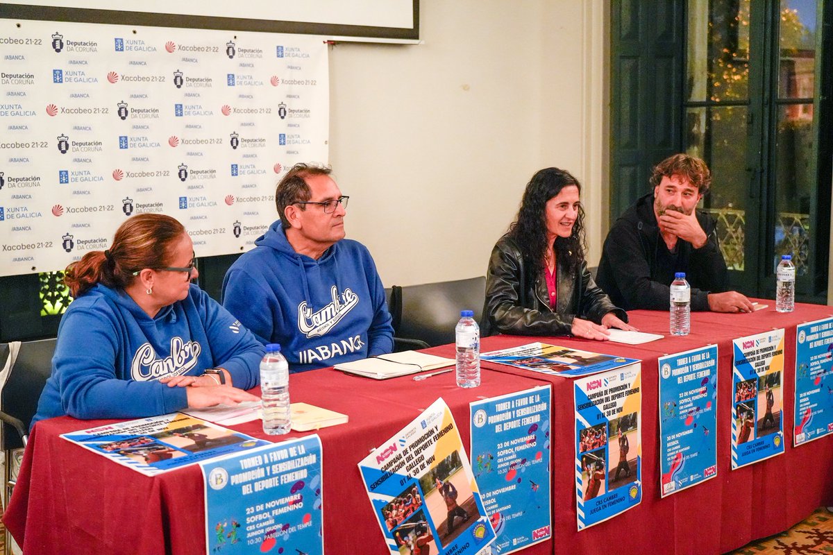 CBSCambre's tweet photo. 💜🥎 El Concello de Cambre sigue apostando por el deporte femenino gallego!! 💪🏼

Por tercer año consecutivo, se suma a la campaña de promoción y sensibilización del deporte femenino en nuestra comunidad. Este apoyo reafirma el compromiso con la igualdad del deporte!! 🙌🏼⚾ https://t.co/5sLxkTgktk