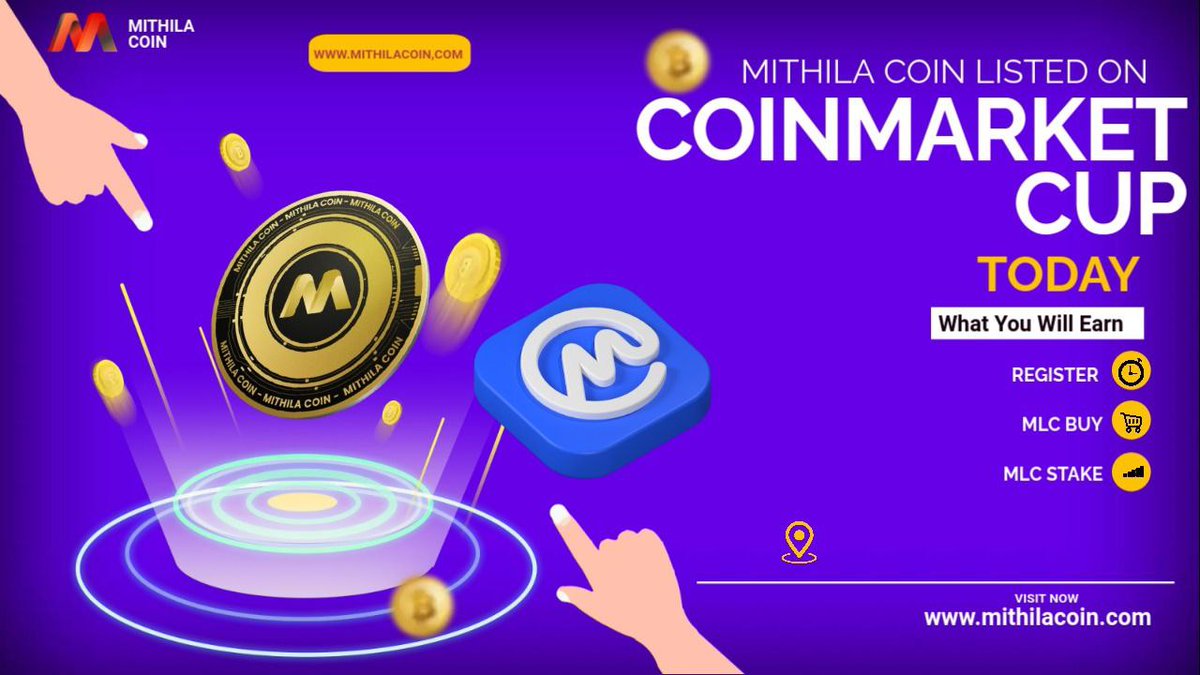 MITHILA COIN (MLC) is now live on Coinmarketcup 

🔹 Trade MITHILA COIN (MLC) effortlessly on  USDT and INR market. 🏆
🔹 Explore the  MLC/USDT pairs and MLC/INR grab this exciting opportunity! 💙

Start trading now! 💎
#MITHILA COIN  #CryptoTrading #koinpark #vindax #NexDax #MLC