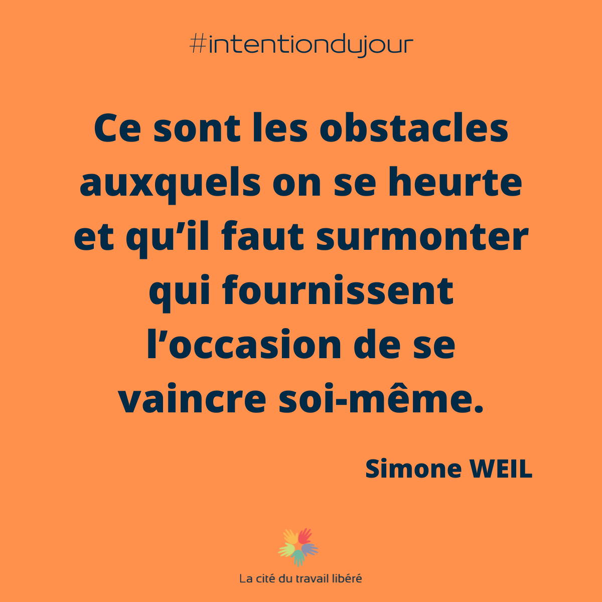 Chaque matin, à travers votre #intentiondujour, projetez-vous dans cette journée avec votre cœur, vers ce qui vous anime &amp; vous met en joie🚀
A la source de toute action, de toute décision, se trouve une intention. ➕ votre intention est claire, ➕ votre action aura de l’impact✨