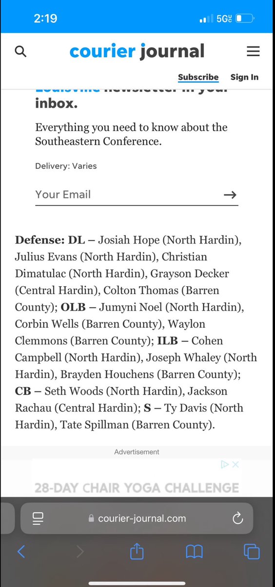 Seth_woods25's tweet image. Blessed to be named all district at DB!!!