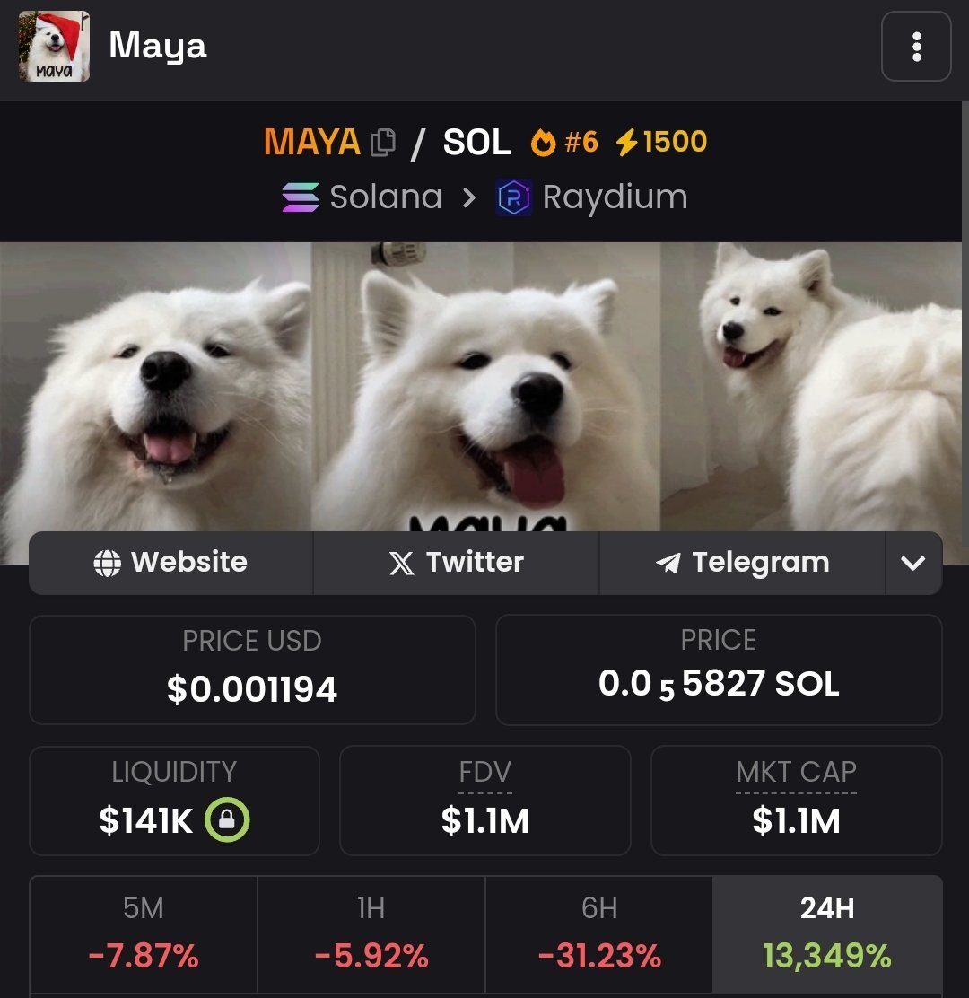 rami_hashimi's tweet image. Submit your wallet Address 

First 1000 Wallets will get $10,000 $SOL Airdrop 👀

You have 699 Minutes(🔔 ON)

This is your last chance to buy $MAYA sub 2 million !

You gonna regret not buying $MAYA when hits new ATH and goes parabolic ! 

I will keep tweeting $MAYA until it…