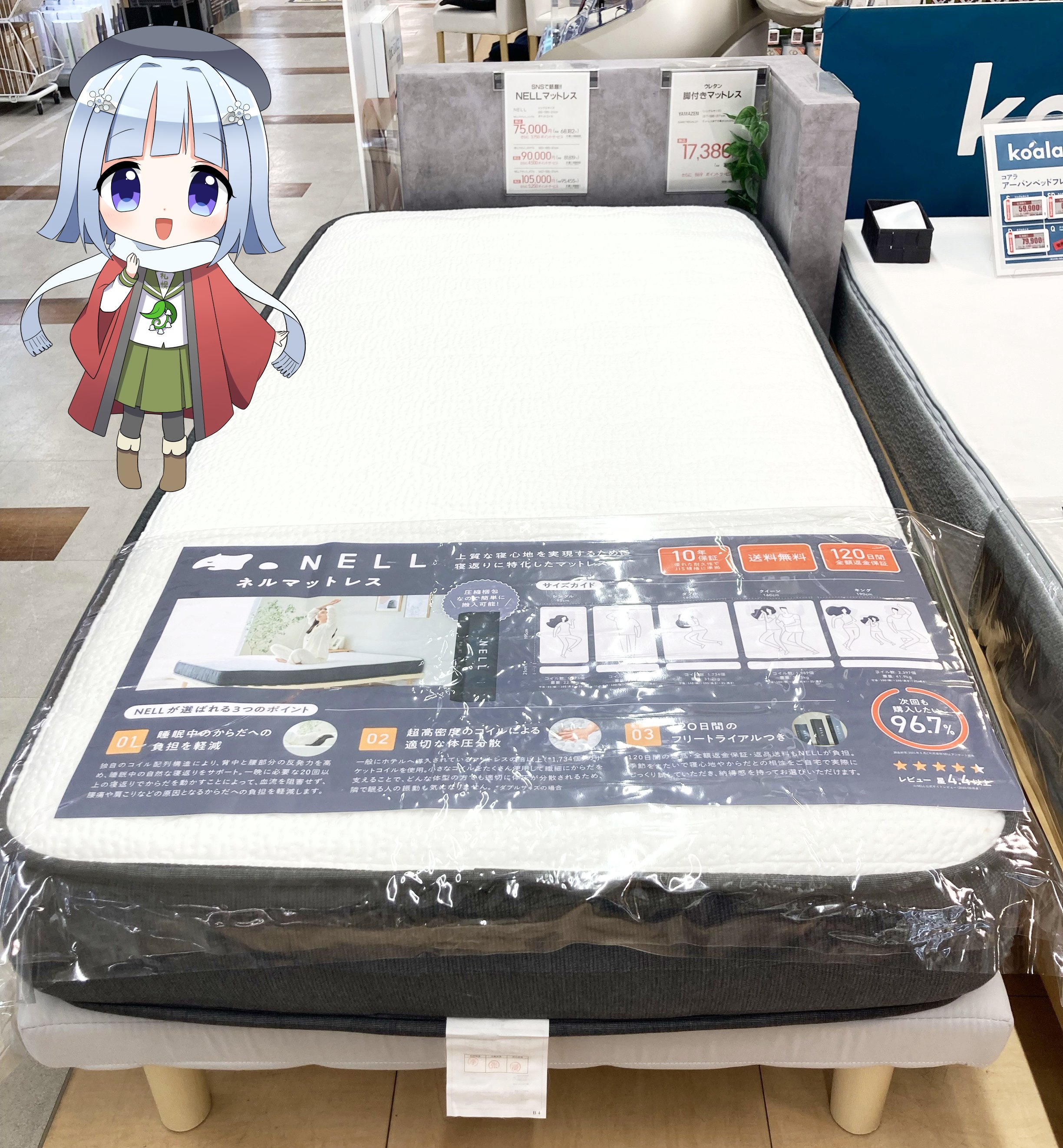 NELL ネルマットレス シングル（北海道発） NELL ネルマットレス シングル（北海道発） シングル