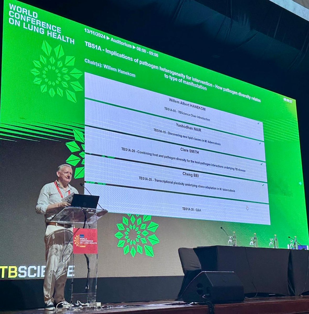 ✅ Day 2 at #UnionConf2024 got underway with AHRI's Prof <a href="/WillemAHanekom/">Willem Hanekom</a> opening the TBScience conference within The Union World Conference on Lung Health 2024 <a href="/TheUnion_TBLH/">The Union</a> <a href="/UnionConference/">The Union Conference</a> - currently underway in Bali, Indonesia

#StopTB #endTB #UnionConf