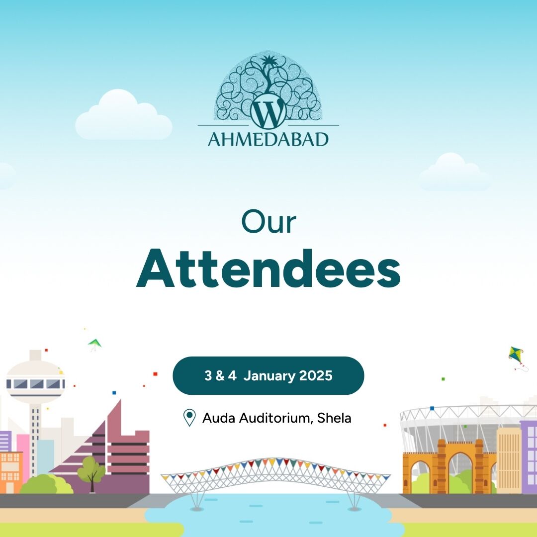 👋 Connect with the WordPress community!

The WordCamp Ahmedabad 5.0 Attendees page is live. 

Explore the list of participants and start connecting with like-minded enthusiasts ahead of the big event! 

🔗 ahmedabad.wordcamp.org/2025/attendees/

#WCAhmedabad #WordPress #WordCamp