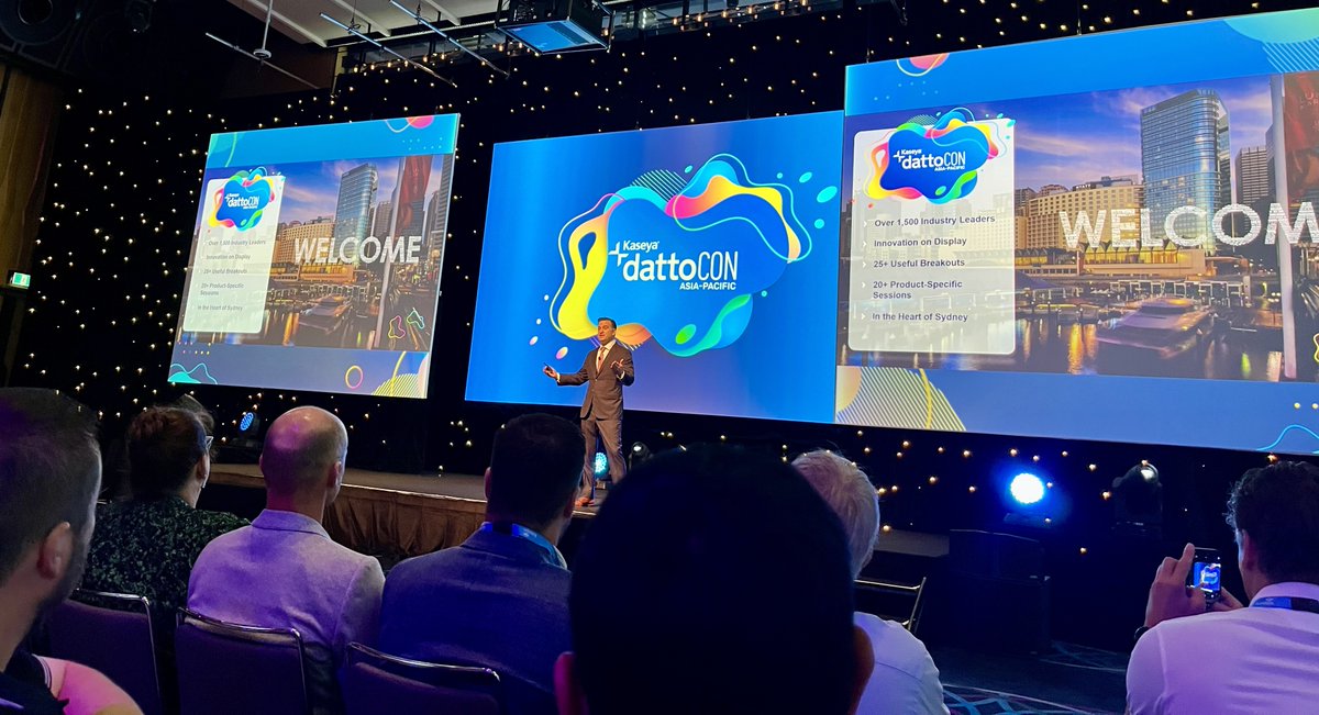 Welcome to DattoCon APAC 2024 in Sydney. 
#DattoConAPAC <a href="/KaseyaCorp/">Kaseya Corp</a>