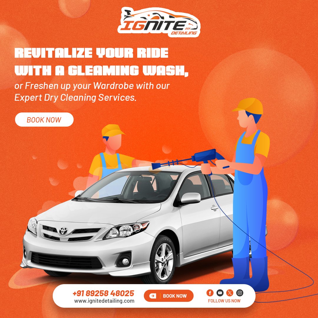 Ignitedetailing's tweet photo. Revitalize your ride with a gleaming wash, or freshen up your wardrobe with our expert dry cleaning services.

📱 For any Enquiry Contact -: +91-89258 48025
🌐 Website: https://t.co/kYrOUH0QtY
#carandbikewash #velloreservices #bikefoamwash #bikewash #bikedetailing #cardetailing https://t.co/y6rkTw2PUR