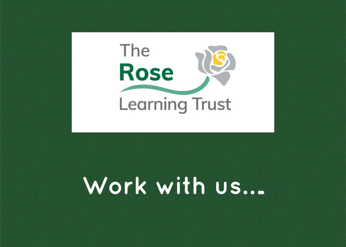 Do you want to work for a trust that has been recognised for its work on creating a sense of community where all members are valued? Then look no further! We have a number of vacancies in our schools so follow the link to find out more: roselearning.co.uk/page/work-with…