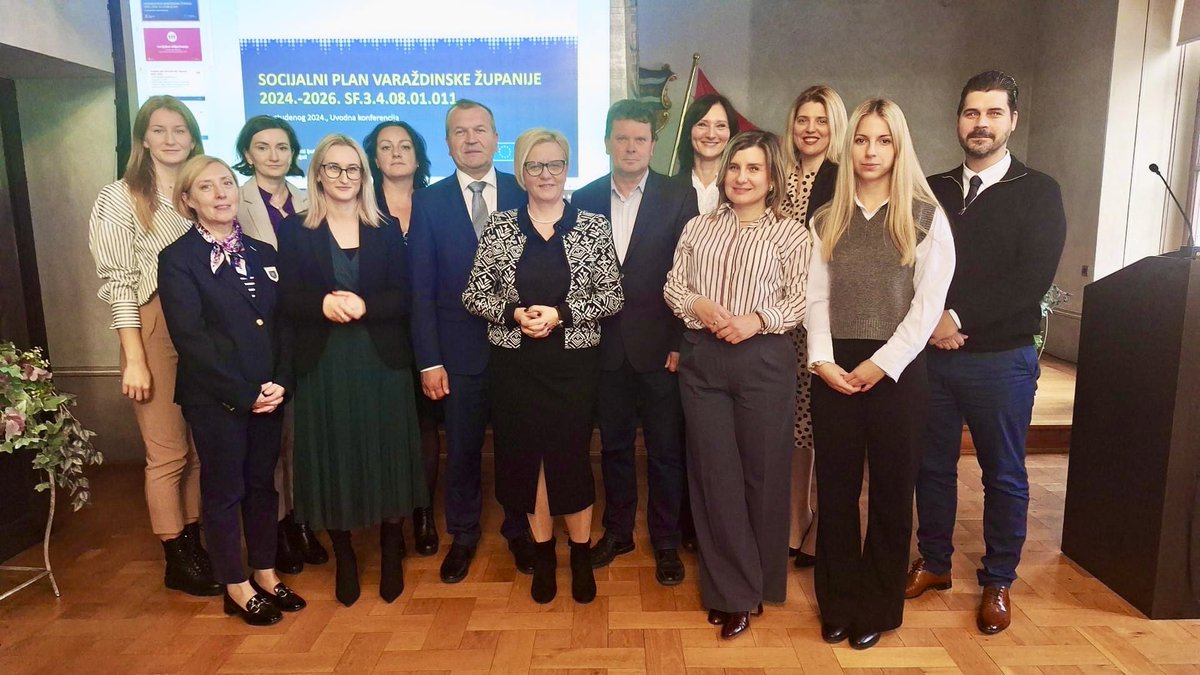 AStricak's tweet photo. Tko sve pruža socijalne usluge, kolike su potrebe i kako ih dalje razvijati, pitanja su na koja će odgovore dati ➡️ Socijalni plan Varaždinske županije za razdoblje od 2024. do 2026. godine - strateški dokument koji se izrađuje u sklopu istoimenog EU projekta. https://t.co/cw9MiqOpj5